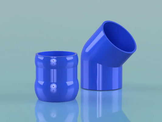 Screw on return water insert 15 degree bend 